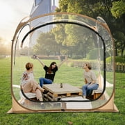 FICISOG Sports Tent Pop up Weather Pod, Outdoor Sport Pod Tent Shelter for up to 6 People, 71in Instant Weatherproof Pop up Tent with Clear View for Camping