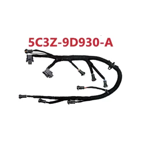 FICM Engine Fuel Injector Complete Wire Harness - Replaces Part 5C3Z9D930A, 5C3Z-9D930-A - Compatible with Ford Vehicles F250 F350 F450 F550 - Powerstroke 6.0L Diesel - 2003-2007