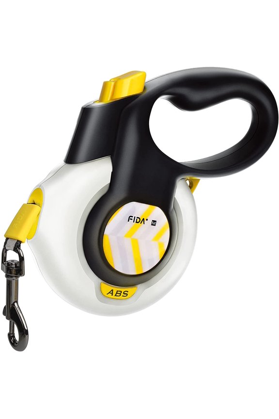 AutoBrake Retractable Dog Leash. Advanced Patented Design for Dog Pulling, 16 ft Heavy Duty No Pull Pet Walking Leash for Small Breeds. 360 Tangle Free, Soft Grip, Small Size