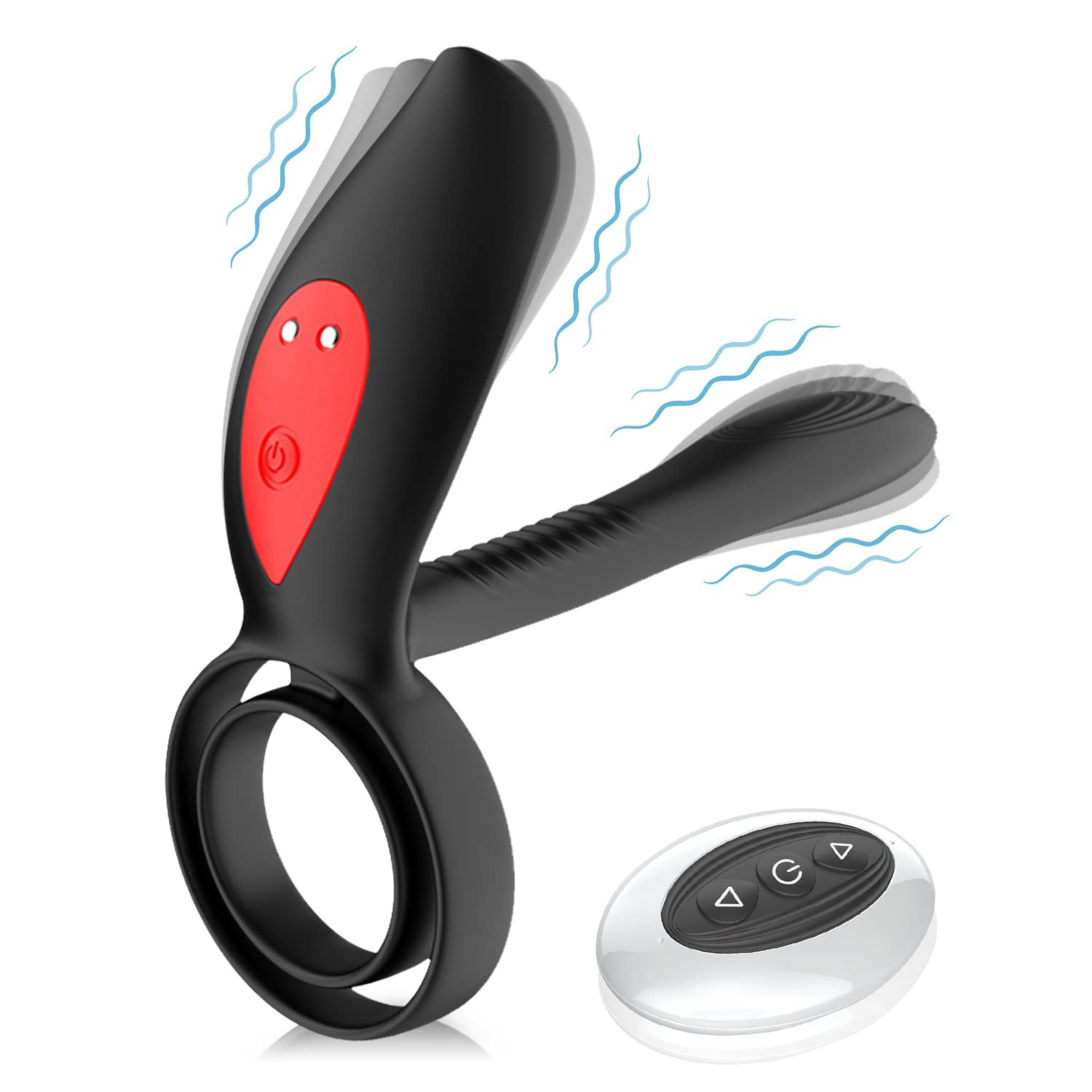 FIDECH Dual Vibrating Penis Rings for Men, Dual Motors Pair Vibrators, Adult Sex Toys for Couples photo