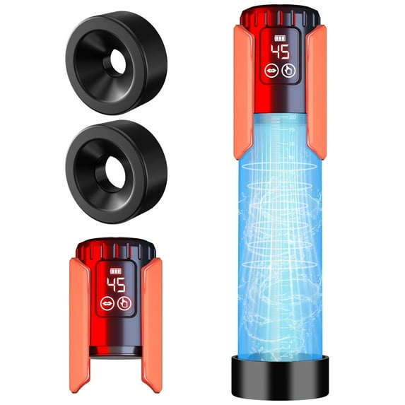 FIDECH Electric Penis Pump for Men, Electric Penis Vacuum Pump Penis Air Pressure Device with 5 Suction,Rechargeable Automatic Sex Toys for Men