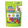 thumbnail interactive-video image 1 of Best Brands 2-in-1 Fidgy Blocks Sensory Pop Play Building Toy for Ages 3+, 10 Count, 1 of 5