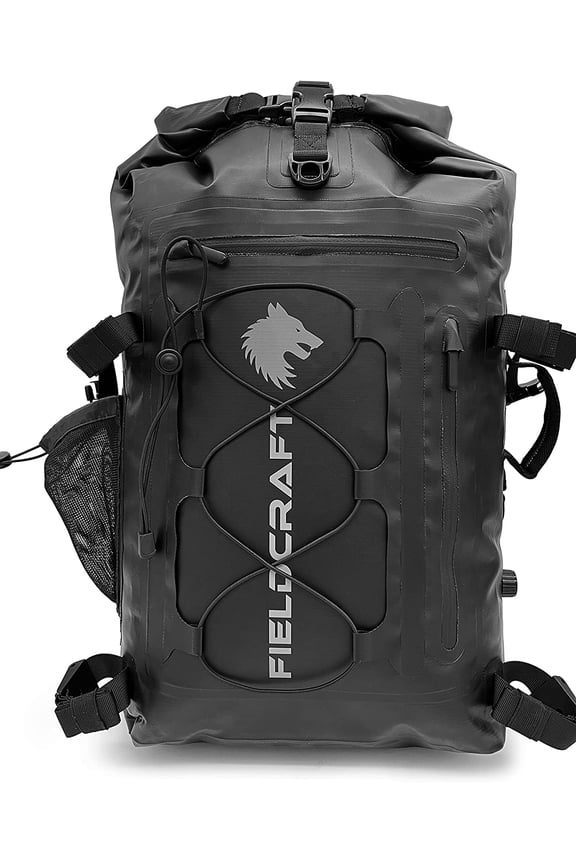 WAYFARER WATERPROOF ROLLTOP BACKPACK DRY BAG FOR OUTDOOR, WATER SPORTS, KAYAKING, BOATING, CAMPING, HIKING, SCUBA DIVING, FISHING, BEACH, AND LAKE ACTIVITIES