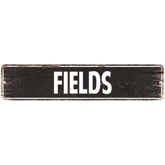 FIELDS Gift Street Sign Home Decor Chic Gift 4x18 204180003202