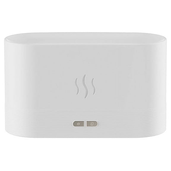 FIELUX 3D Flame & Aroma Ultrasonic Oil Diffuser, White