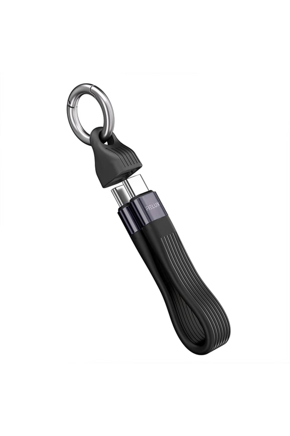 USB 4.0 240W USB-C to USB-C 5" Fast Charging Keychain Cable, 40Gbps Data Transfer, 8K Video