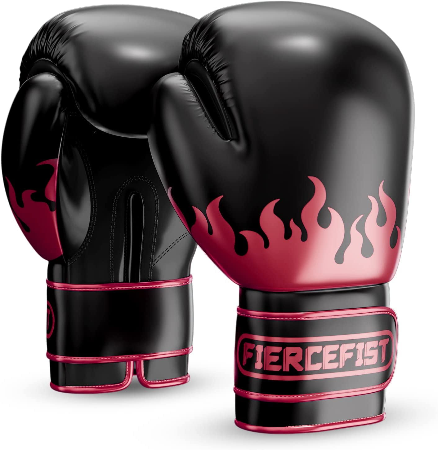 Fiercefist Boxing Gloves Men Women - Professional Training Sparring, Kickboxing, Muay Thai, MMA, Taekwondo, Fitness for Punching Focus Mitts Pad