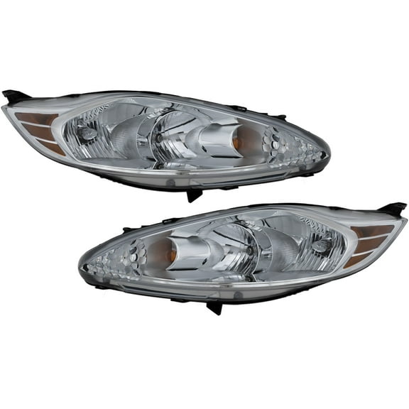 FIESTA 11-13 HEAD LAMP RH Assembly Halogen (SE Model w/o Appearance Package) SET PAIR