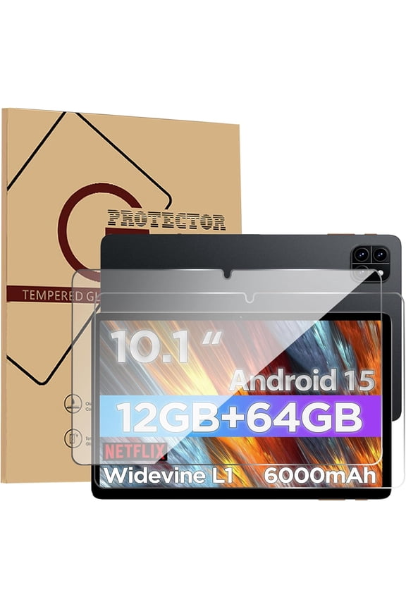 2 PKS Screen Protector for Callsky-Tab Cpad 10 Tablet 10.1 Inch, HD Clear Tempered Glass Tablet Film Protector for Callsky-Tab 10.1 inch Tablets