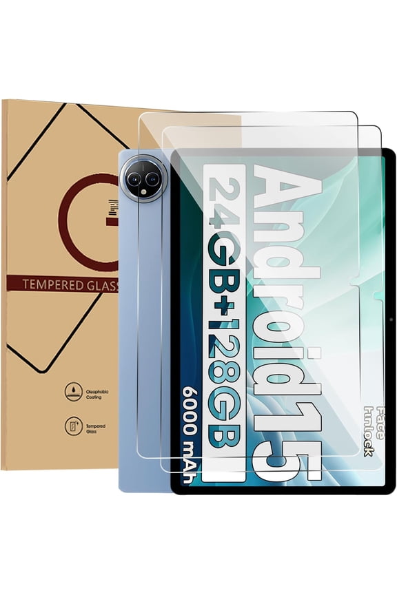 2 Packs Screen Protector for MENTUME K50 Tablets 10 inch Android 15 Tablet, HD Scratch Resistant Tempered Glass Film for MENTUME K50 Drop Protection,Touch Sensitive,Anti-Fingerprint