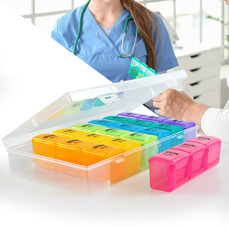https://i5.walmartimages.com/seo/FIEWESEY-7-Day-Pill-Box-Organizer-Weekly-Medicine-Vitamins-Storage-Container-Travel-Case-3-Times-a-Day-Rainbow_2cfb78fd-7334-4b0c-ab90-6bd6610e7fff.781966d50037fb011804b594c84ae866.jpeg?odnHeight=768&odnWidth=768&odnBg=FFFFFF