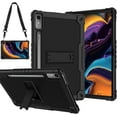 thumbnail image 1 of FIEWESEY Case for Lenovo Tab P12 12.7 Inches Tablet Case,Heavy-Duty Drop-Proof Shockproof Hybrid Kids Protective Case for Lenovo tab P12/Xiaoxin Pad Pro 12.7" Tablet Case TB370FU/TB371FC (Black/Black), 1 of 7