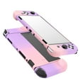 thumbnail image 1 of FIEWESEY Case for Nintendo Switch OLED,3 in 1 Anti-Scratch Shockproof Protective Hard Cover Case Fit for Nintendo Switch OLED and Joy-Con Controller (Pink/Purple), 1 of 9