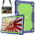 thumbnail image 1 of FIEWESEY Case for Sky PAD 10 10.1" Tablet Case,Heavy-Duty Shockproof Hybrid Kids Protective Case with Screen Protector for Sky PAD 10 10.1 inch Tablet (Navy Blue/Green/1 PC), 1 of 5