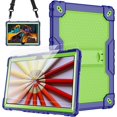 thumbnail image 1 of FIEWESEY Case for Sky PAD 10 10.1" Tablet Case,Heavy-Duty Shockproof Hybrid Kids Protective Case with Screen Protector for Sky PAD 10 10.1 inch Tablet (Navy Blue/Green/2 PCS), 1 of 5