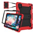 thumbnail image 1 of FIEWESEY Case for Urao X109 Tablet 10.1 Inch Tab Friendly Hybrid Soft Silicone Adjustable Shoulder Strap Built in Kickstand Pen Holder Compatible with Urao X109 10.1" 2026 Model (RedBlack), 1 of 6