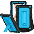thumbnail image 1 of FIEWESEY Case for Walmart ONN 7 Inch Gen 3 2022 Tablet(Model:100071481),Shockproof Kids Friendly Rugged Case with Shoulder Strap & Stand Cover for Walmart Onn 7 Inch 3nd Gen 2022 Tablet(Black/Blue), 1 of 6