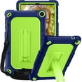 thumbnail image 1 of FIEWESEY Case for Walmart Onn 8 Inch Gen 3 2022(Model:100071483) Tablet,Shockproof Kids Friendly Rugged Cover with Shoulder Strap & Stand Case for Walmart Onn 8 Inch Gen 3 2022 Tablet(Navy/Green), 1 of 6