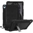 thumbnail image 1 of FIEWESEY Case for iPad 10th Generation 10.9 inch 2022,Heavy Duty with Shoulder Strap Soft Silicone&Hard Back Hybrid Shockproof Kids Friendly Case for 10.9 inch iPad 10th Generation (Black/Black), 1 of 6