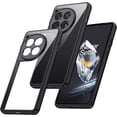 thumbnail image 1 of FIEWESEY Clear Case for OnePlus 12, Hard PC Back & Soft TPU Bumper [Not Yellowing] Shockproof Protective Phone Case Slim Fit Thin Cover for OnePlus 12 5G 2024, 1 of 6