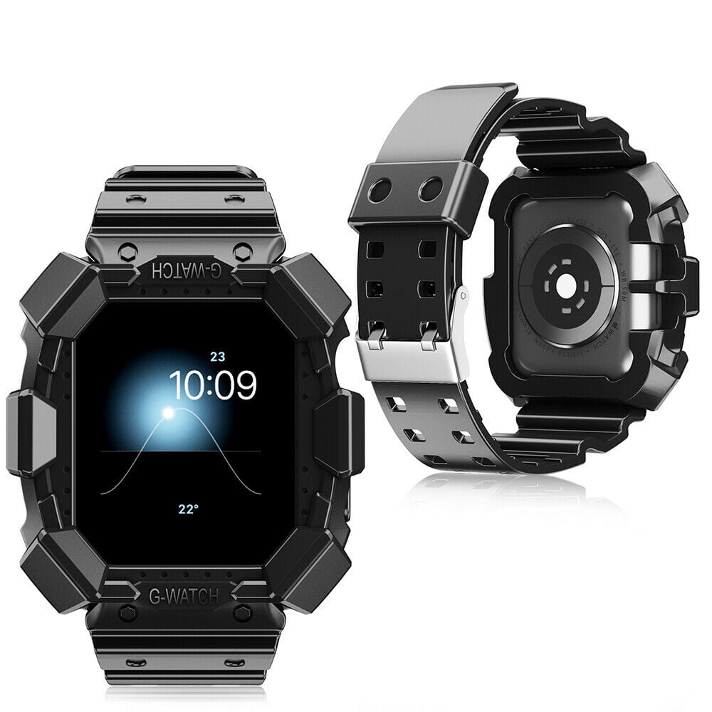 FIEWESEY Compatible with Apple Watch 42mm 44mm 45mm 49mm,Rugged