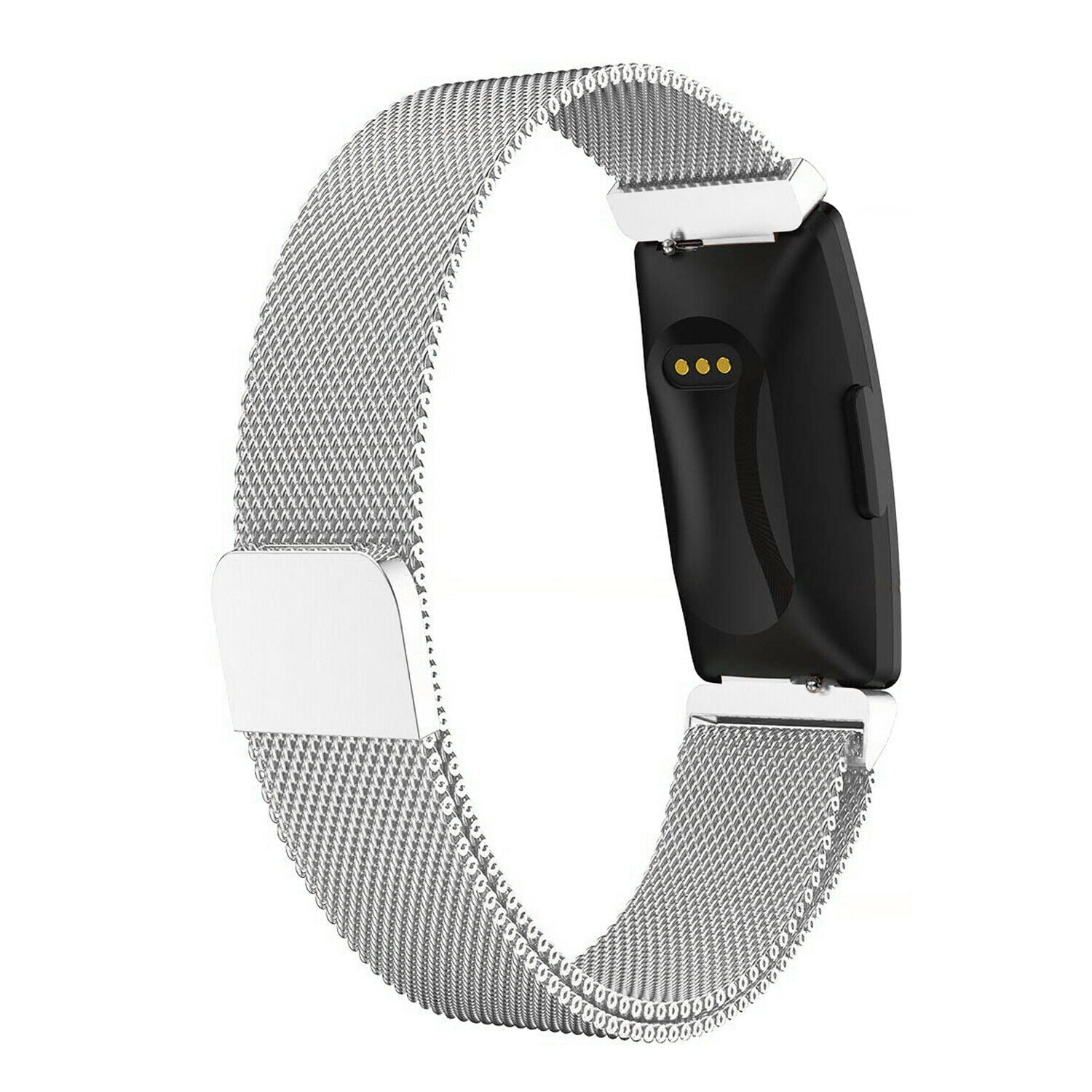 OCEBEEC 2-Pack Bands Compatible with Fitbit Inspire 2/ Inspire HR/Inspire,  Stainless Steel Metal Mesh
