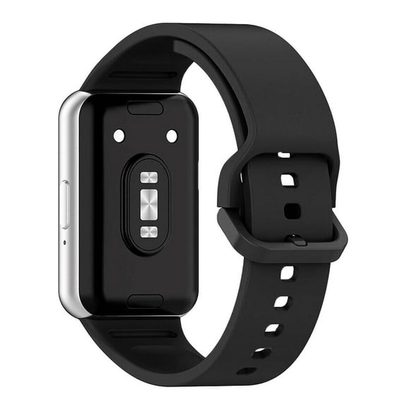 FIEWESEY Compatible with Samsung Galaxy FIT 3 Bands, Replacement Quick Release Watch Straps Wristbands for Samsung Galaxy FIT 3 SM-R390 Smartwatch, Black