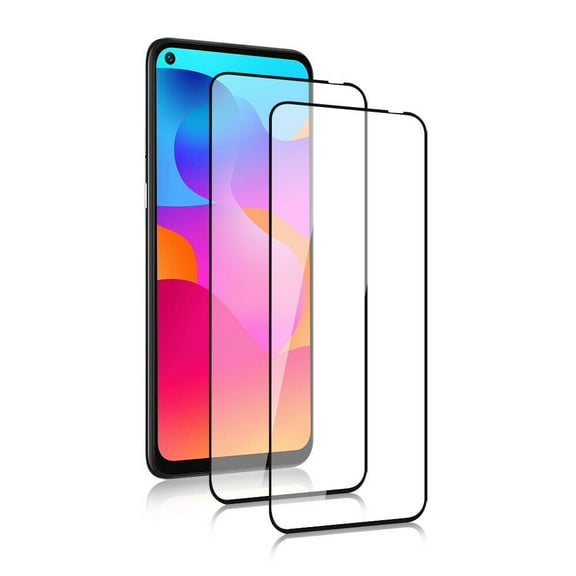 FIEWESEY Compatible for TCL 10L 5G Tempered Glass Screen Protector, Tempered Glass 9H Hardness Anti-Scratch Clear Screen Protector Film for TCL 10L 5G (2 Pack)