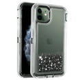 thumbnail image 1 of FIEWESEY Compatible with iPhone 11 Case,Bling Glitter Liquid Clear Case 3 in 1 Hybrid Floating Quicksand Shockproof Protective Sparkle Silicone Soft TPU Case for iPhone 11(Gray), 1 of 6