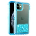 thumbnail image 1 of FIEWESEY Compatible with iPhone 11 Pro Case,Bling Glitter Liquid Clear Case 3 in 1 Hybrid Floating Quicksand Shockproof Protective Sparkle Silicone Soft TPU Case for iPhone 11 Pro(Blue), 1 of 6