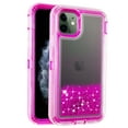 thumbnail image 1 of FIEWESEY Compatible with iPhone 11 Pro Max Case,Bling Glitter Liquid Clear Case 3 in 1 Hybrid Floating Quicksand Shockproof Protective Sparkle Silicone Soft TPU Case for iPhone 11 Pro Max(Pink), 1 of 6
