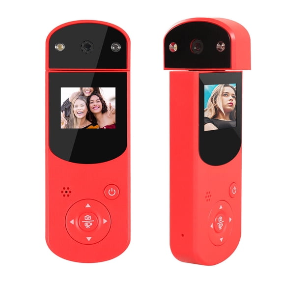 FIEWESEY D2 Hand-Held DV HD 1080P Action camera Video recording Sports DV Camera MP3 Player (Red)