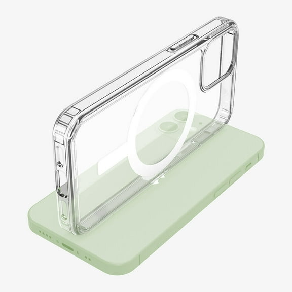 FIEWESEY Designed for iPhone 14 Case/iPhone 14 Pro Case/iPhone 14 Plus Case/iPhone 14 Pro Max Case with Magsafe,Clear Magnet Shockproof Thin Slim Fit Cover - iPhone 14 (Clear)