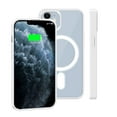 thumbnail image 1 of FIEWESEY Designed for iPhone 14 Case/iPhone 14 Pro Case/iPhone 14 Plus Case/iPhone 14 Pro Max Case with Magsafe,Clear Magnet Shockproof Thin Slim Fit Cover - iPhone 14 Pro (White Edge), 1 of 6