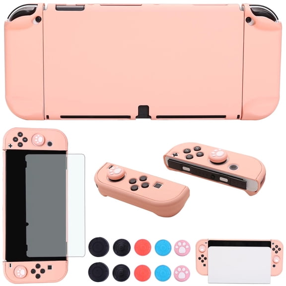 FIEWESEY Dockable Case Compatible with Switch OLED 2021, Cute Protective Soft Cover Full Protection for Switch OLED and Joy-Con Controller
