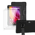 thumbnail image 1 of FIEWESEY for Dragon Touch K10 Case,Heavy Duty Shockproof Rugged Protective Case for Dragon Touch K10/GTYD 10 inch/Foren-Tek 10 inch/TAGITAL 10 inch Tablet+Screen Protector (Black/Black, 2 Pack), 1 of 7