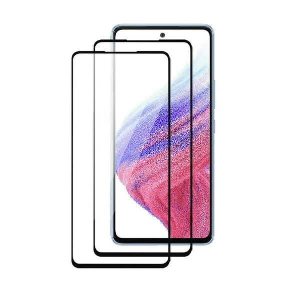 FIEWESEY For Samsung Galaxy A73 Screen Protector Anti Scratch Case Friendly Bubble Free Scratchproof 9H Tempered Glass Screen Protector for Samsung Galaxy A73 (2 Pcs)