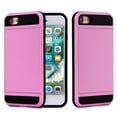 thumbnail image 1 of FIEWESEY For iPhone SE 2022 Case,iPhone 7/iPhone 8 Phone Case with Card Holder Wallet Case Cover Shockproof Silicone TPU + Hard PC Full Protective For iPhone 7 8 SE 2020/SE 2022 - Pink, 1 of 7