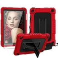 thumbnail image 1 of FIEWESEY Kids Case for Amazon All-New Fire 7 Tablet (12th Gen,2022 Release),Shockproof Kids Rugged Case with Shoulder Strap Case for Fire 7 Tablet 2022 Release+Screen Protector(Red+Black,1 Pcs), 1 of 5