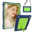 thumbnail image 1 of FIEWESEY Kids Case for Coopers Tablet CP10 10.1 inch Tablet,Shockproof Kids Rugged Case with Shoulder Strap Case for YQSAVIOR/Coopers Tablet CP10 10.1 inch+Screen Protector (Navy/Green,1 Pcs), 1 of 6