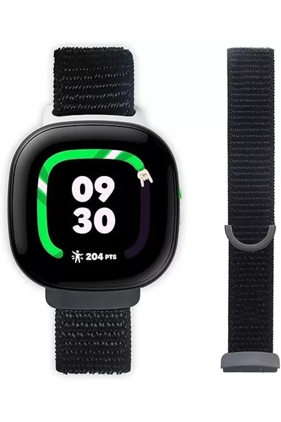 Kids Nylon Bands Compatible with Google Fitbit Ace LTE, Breathable Hook&Loop Strap Replacement for Boys Girls