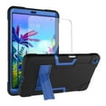thumbnail image 1 of FIEWESEY for LG G Pad 5 10.1" Tablet Case,Heavy-Duty Drop-Proof and Shock-Resistant Hybrid case(Built-in Stand), for LG G Pad 5 FHD Tablet 2019+Tempered Glass Screen Protector(Black/Blue,1 Pack), 1 of 6