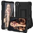 thumbnail image 1 of FIEWESEY for Lenovo Tab M8 8 Inch 4th Gen 2023 Tablet Case,Shoulder Strap Soft Silicone&Hard Back Shockproof Kids Friendly Case for Lenovo Tab M8 4rd Gen 2023+Screen Protector(Black/Black,1 Pcs), 1 of 6