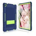 thumbnail image 1 of FIEWESEY for Lenovo Tab P11 Case,Heavy-Duty Drop-Proof Shock-Resistant Rugged Protective case(with Stand) for Lenovo Tab P11/P11 Plus 11 inch Tablet+Screen Protector(Navy/Green+1 Pack), 1 of 6
