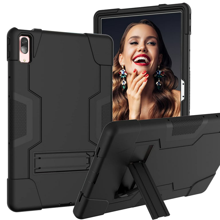 Shock-Resistant 11.5 Drop-Proof Stand) Tab inch (Model:TB-J706F/J706L)(Black+Black) Case FIEWESEY Lenovo case(with Pro and Rugged Protective , Tablet for P11 P11 Lenovo Tab Heavy-Duty Hybrid Pro for