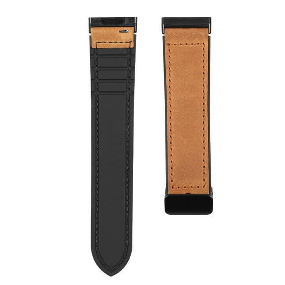 FIEWESEY Magnetic Buckle Leather Replacement Strap Watch Band Compatible with Fitbit Versa 4,Leather Adjustable Band Watch Strap Wristband for Fitbit Versa 3/Versa 4/Sense 2 Women Men(Dark Brown)