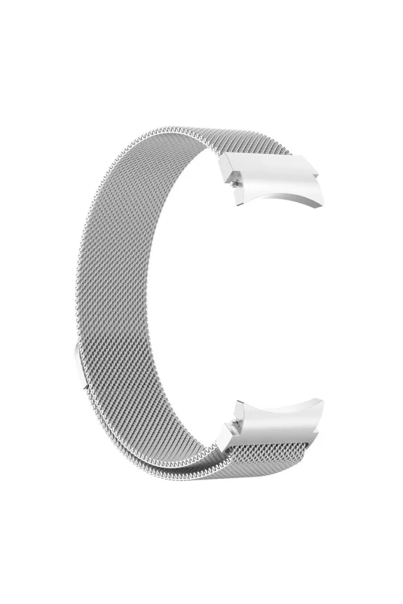 Milanese Metal Bands for Samsung Galaxy Watch 7 6 5 4 Band 40mm 44mm/Watch 6 4 Classic Bands 46mm 42mm 47mm 43mm/5 Pro/3 41mm 20mm Stainless Steel Mesh Loop Magnetic Strap - Silver