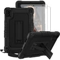 thumbnail image 1 of FIEWESEY for Moxee Tablet 2 Kids Case 8 inch ,Shockproof Kids Rugged Case with Shoulder Strap Case for Moxee 8 inch (Model:MT-T8B22) 2022 Released Tablet+Screen Protector (Black/Black,2 Pcs), 1 of 8