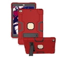 thumbnail image 1 of FIEWESEY For New iPad 10.2 Case 2021,Hybrid Shockproof Rugged Anti-Impact Drop With Stand Protection Case for Apple iPad 10.2 inch Tablet 7th/8th/9th Generation 2019/2020/2021 Released(Red/Black), 1 of 6