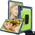 thumbnail image 1 of FIEWESEY for Nokia T20 Tablet Case,Heavy-Duty Drop-Proof Shock-Resistant Kids Friendly Rugged Cover for Nokia T20 (Model:TA-1392 TA-1394 TA-1397)+Screen Protector(Navy/Green,1 Pcs), 1 of 6